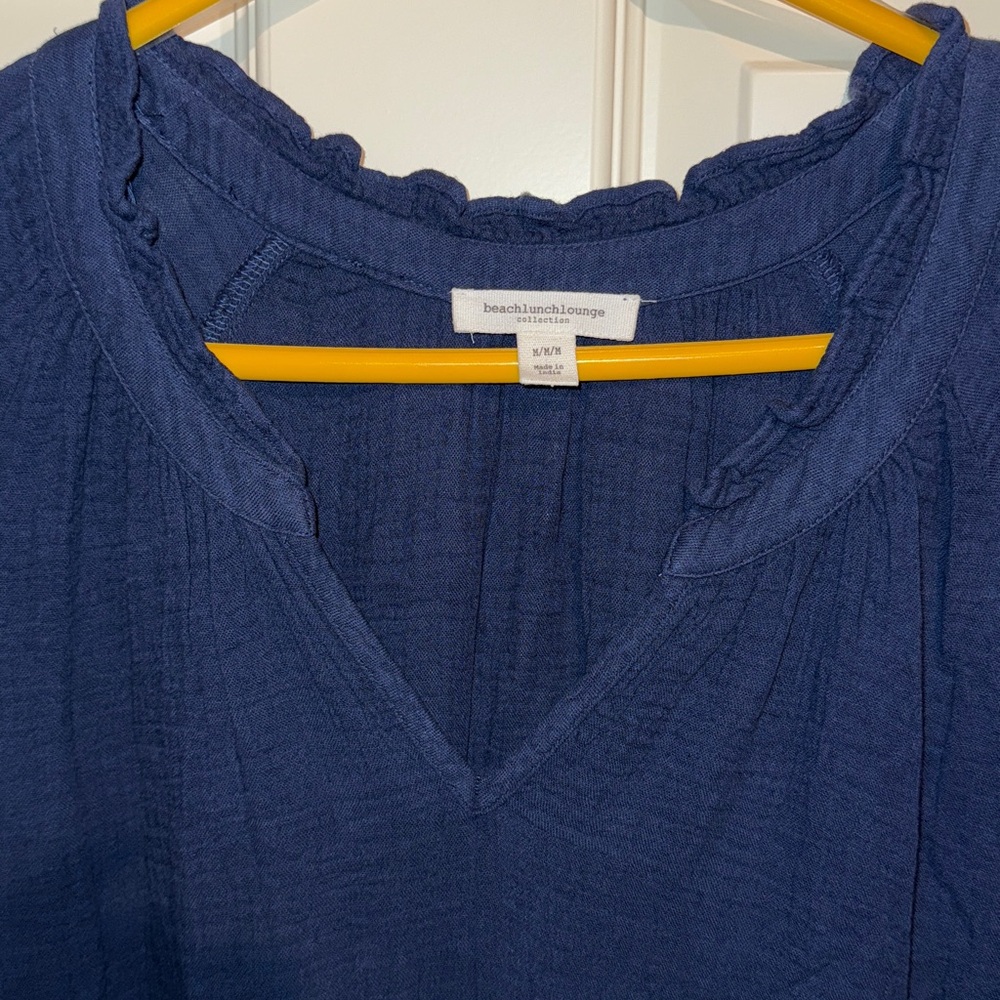 beachlunchlounge Navy Long Sleeve Dress - Picture 7 of 12